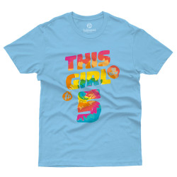 This girl is now 5 - Birthday t-shirt (Κοντομάνικο Παιδικό) This girl is now 5 - Birthday t-shirt (Κοντομάνικο Παιδικό)